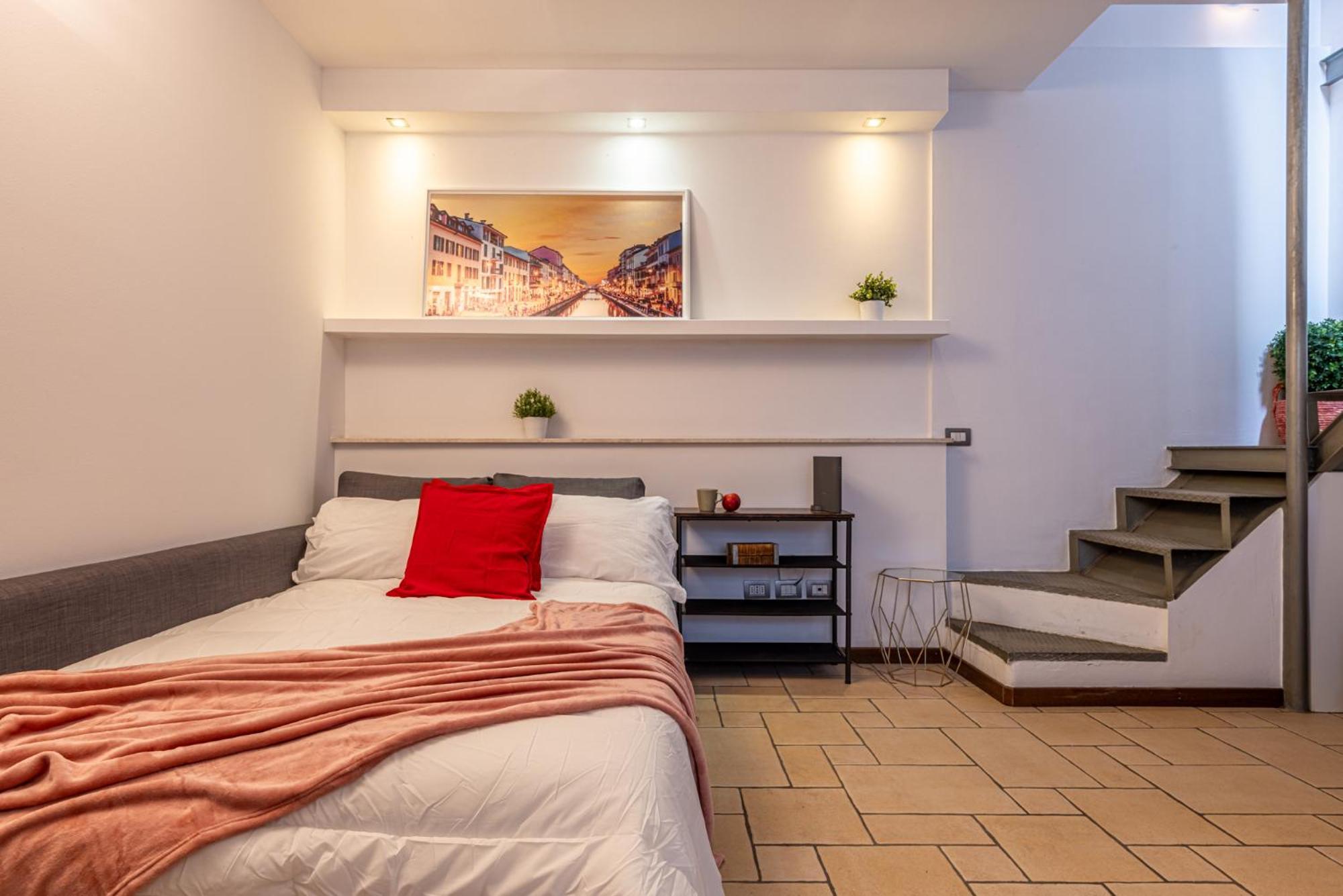 Romantic Suite Navigli - 15Min Duomo - Free Parking Milão Exterior foto