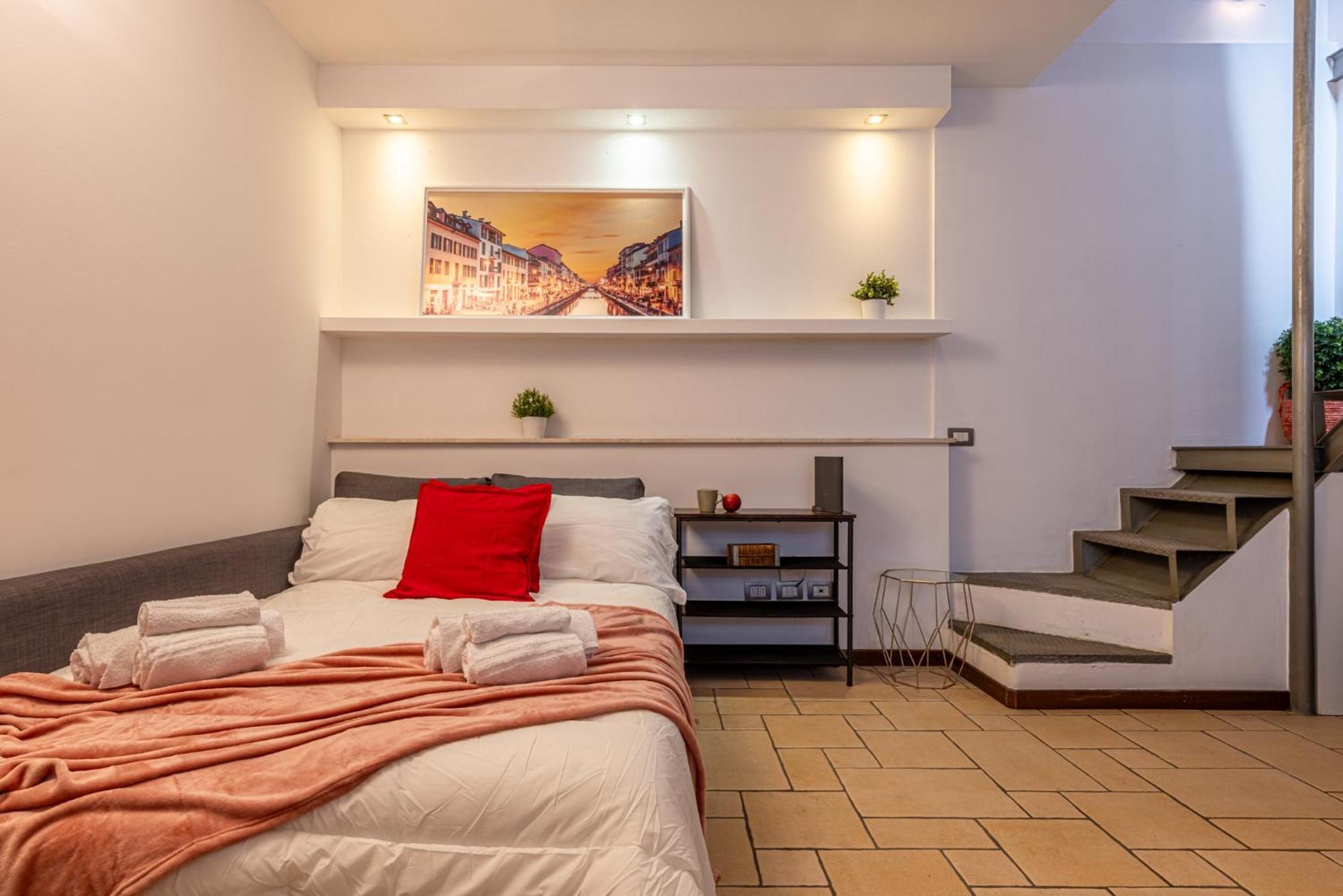 Romantic Suite Navigli - 15Min Duomo - Free Parking Milão Exterior foto